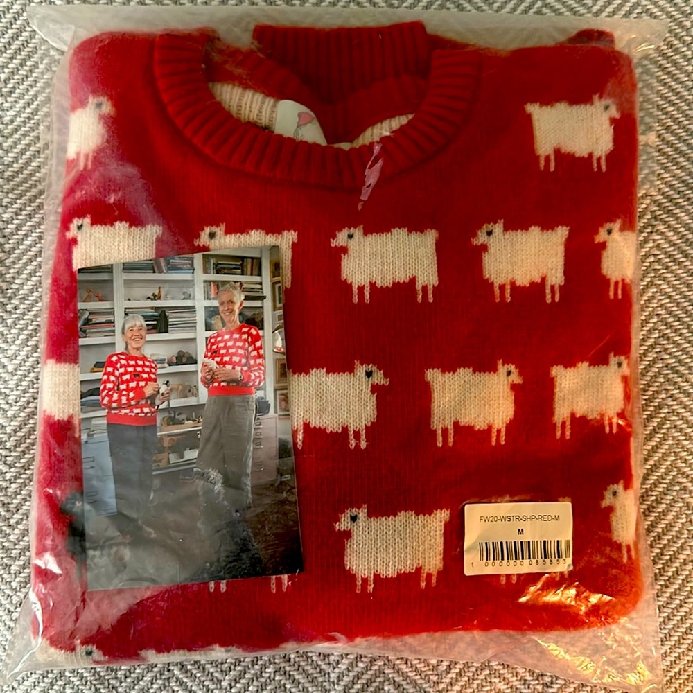 NWT - Warm & Wonderful - Princess Diana - Black Sheep Sweater - Size M